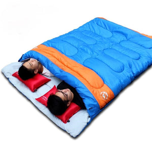 Double person outdoor camping sleeping bag