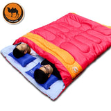 Double person outdoor camping sleeping bag