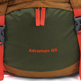 Professional mountaineering bag 80L