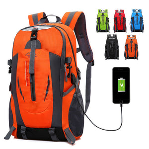 USB Charge  Camping Backpack